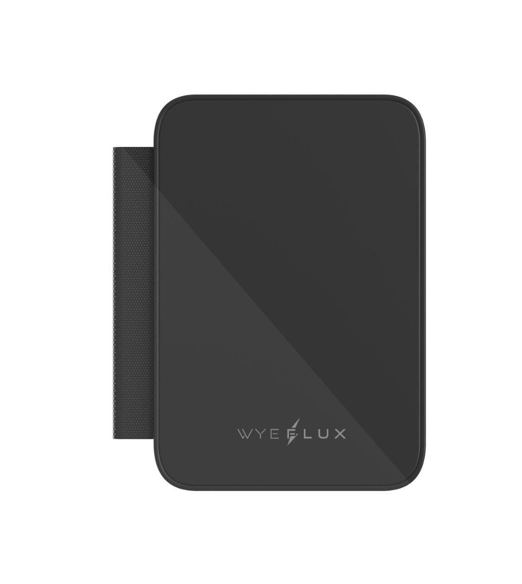 WYEFLUX 3-in-1 Magnetic Foldable Wireless Charging Pad, Slim Travel Design, Black