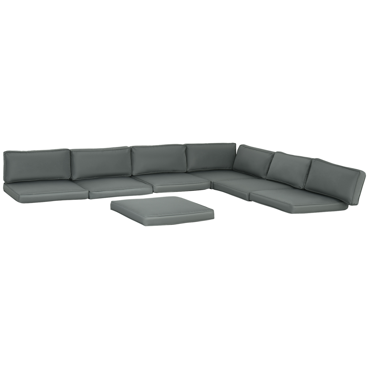 Replacement Cushions for Rattan Furniture, 7 Seat and 7 Back Cushions