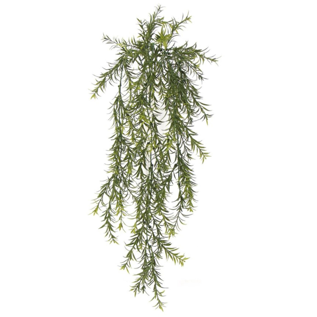 Leaf Hanging Artificial Spider Fern Plant 78cm, UV Protected, Fire Resistant