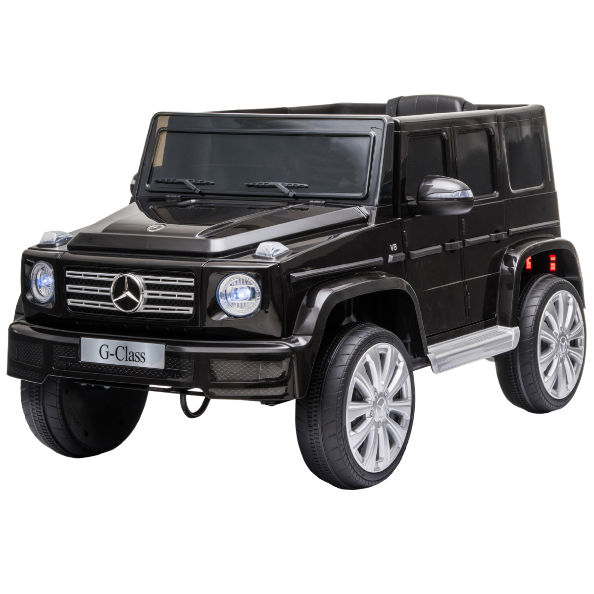 Licensed Mercedes-Benz G500 12V Kids Ride On Car with Remote, Black