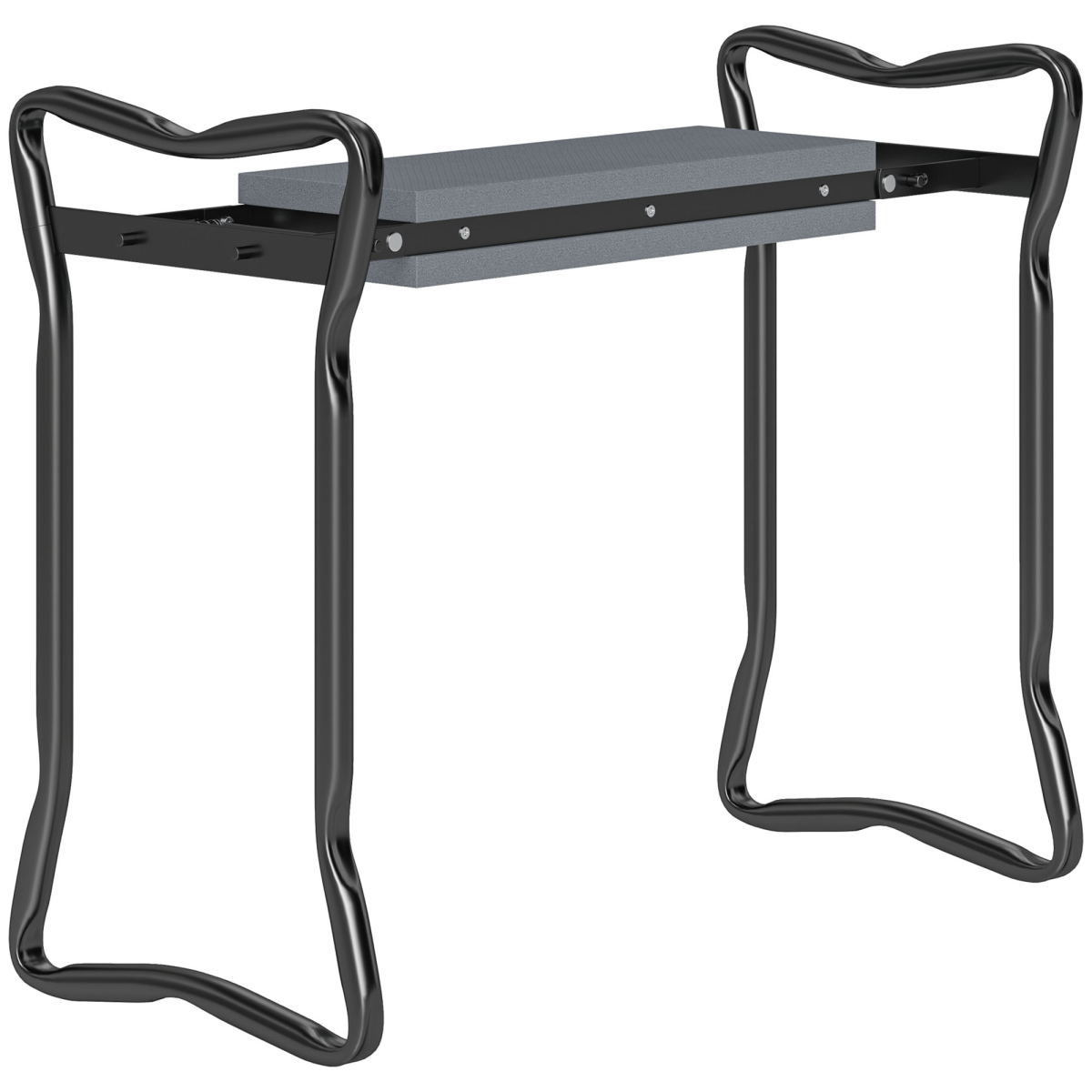 Outsunny 2-in-1 Folding Garden Kneeler and Seat with Foam Pad
