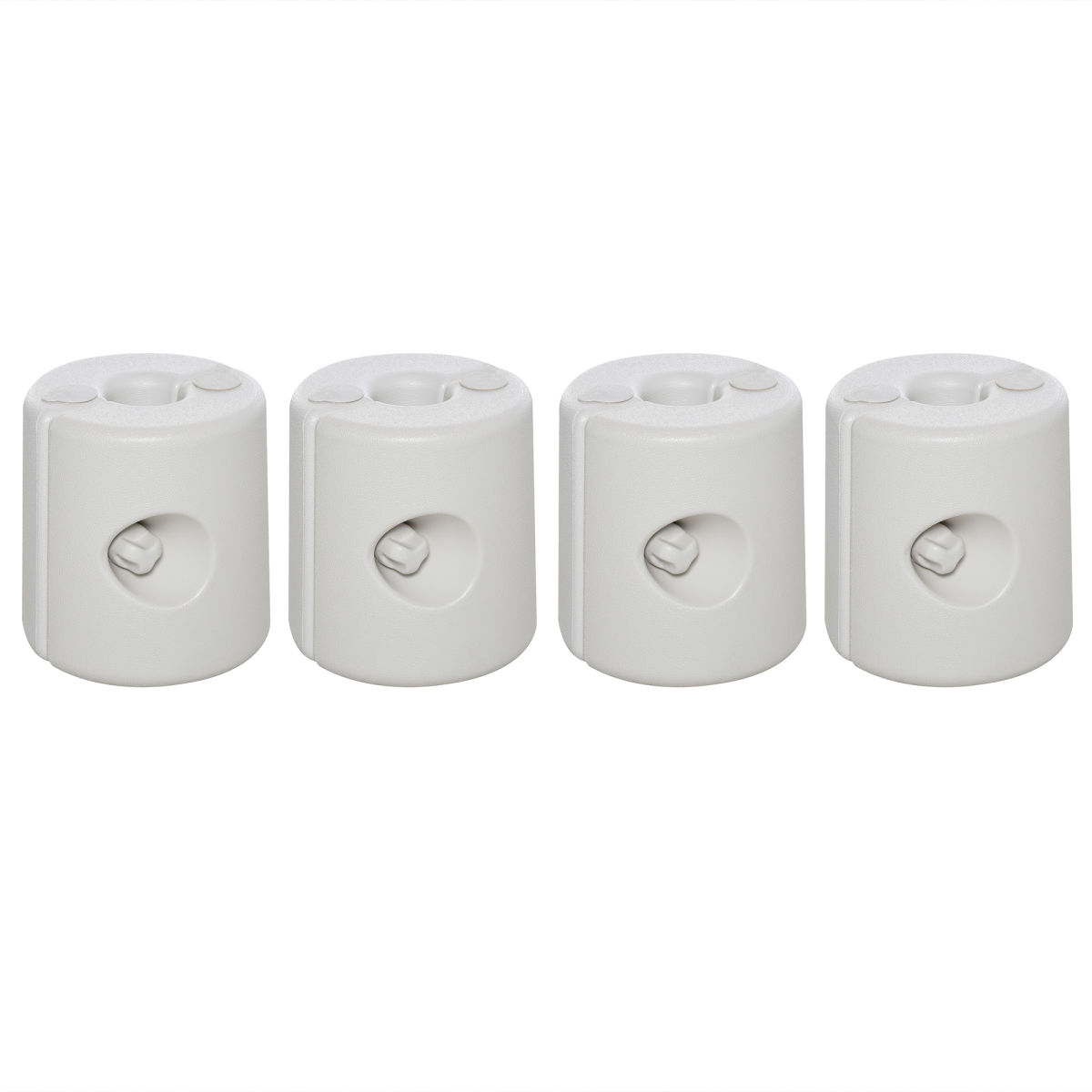 Outsunny Tent Weight Base, Set of 4 Plastic Anchor Weights for Canopy, Gazebo and Tent