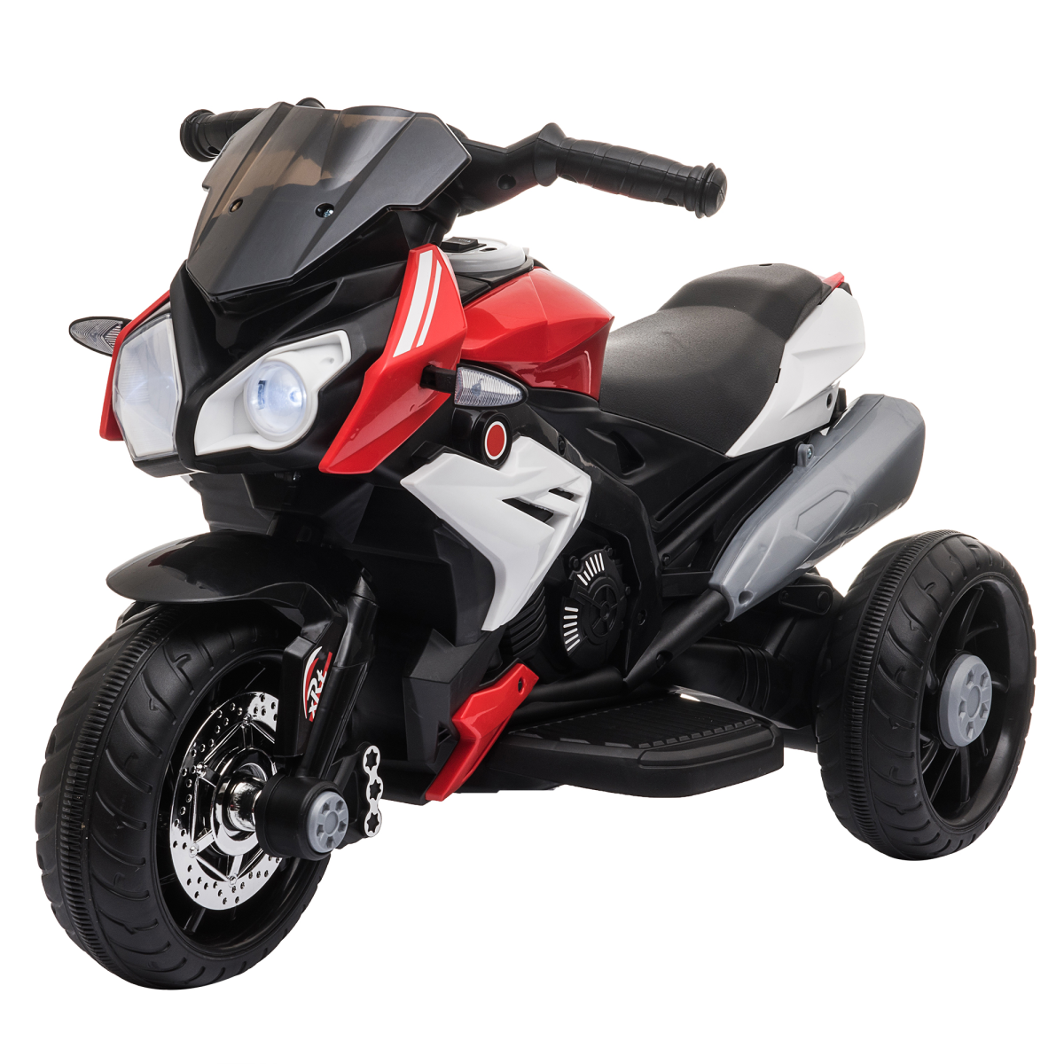 Kids Electric Ride-On Motorcycle 6V Battery Music Horn Lights Red