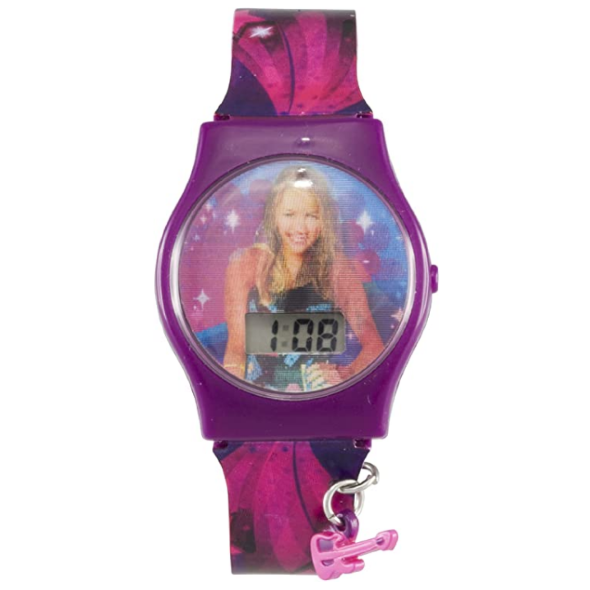 Hannah Montana Girls Children’s Digital PU Strap Watch