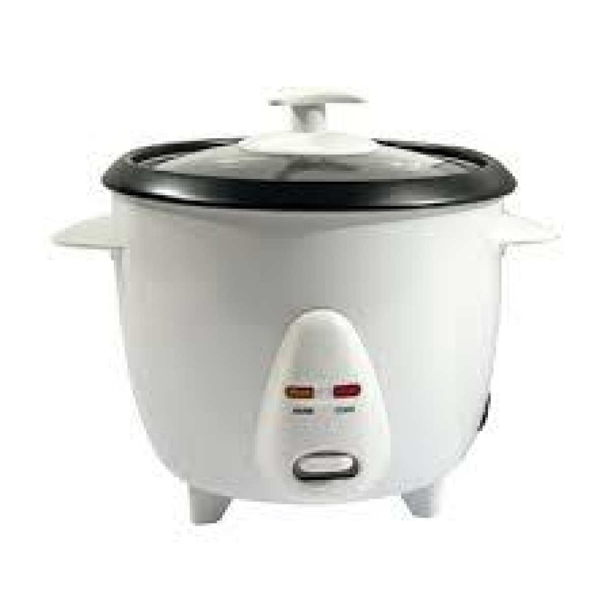 Amplus 2.5L Automatic Rice Cooker with Non-Stick Removable Bowl, Keep Warm, Glass Lid and LED Indicators