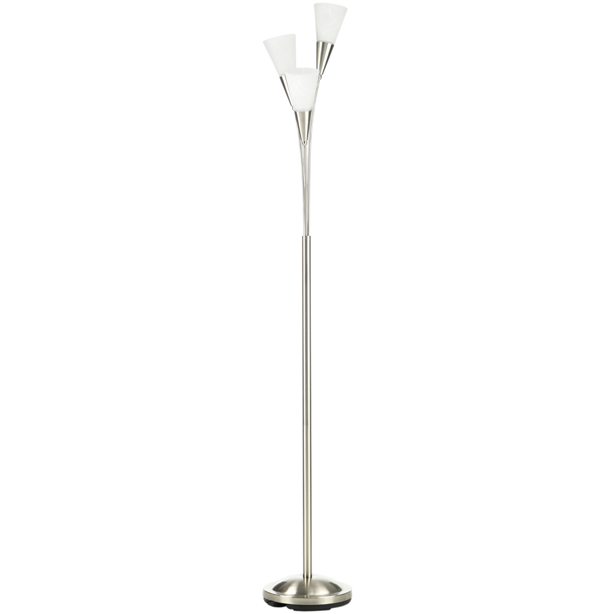 3-Light Upright Floor Lamp, Uplighter Standing Lamp for Home