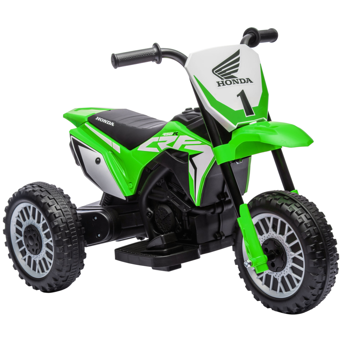 HOMCOM Honda CRF450RL 6V Kids Electric Motorbike with Horn, Green