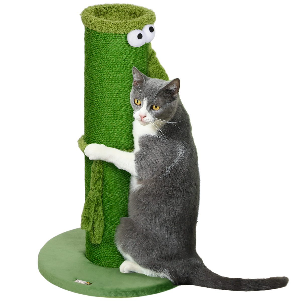 PawHut Indoor Cat Scratching Post with Sisal Rope, Large Base