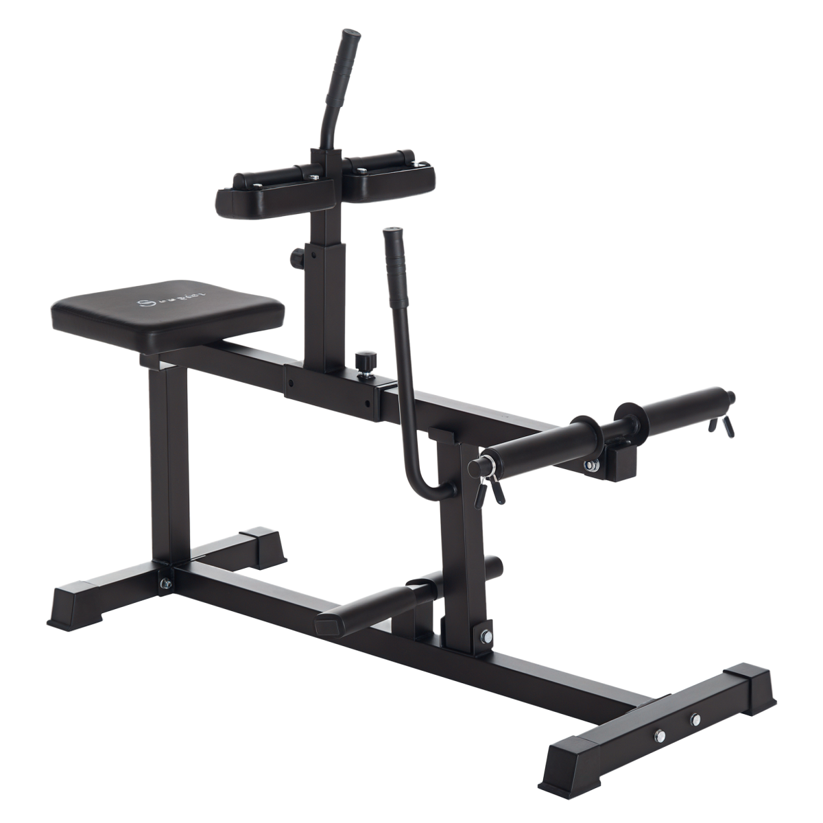 SPORTNOW Seated Adjustable Plate-Loaded Leg Extension Machine