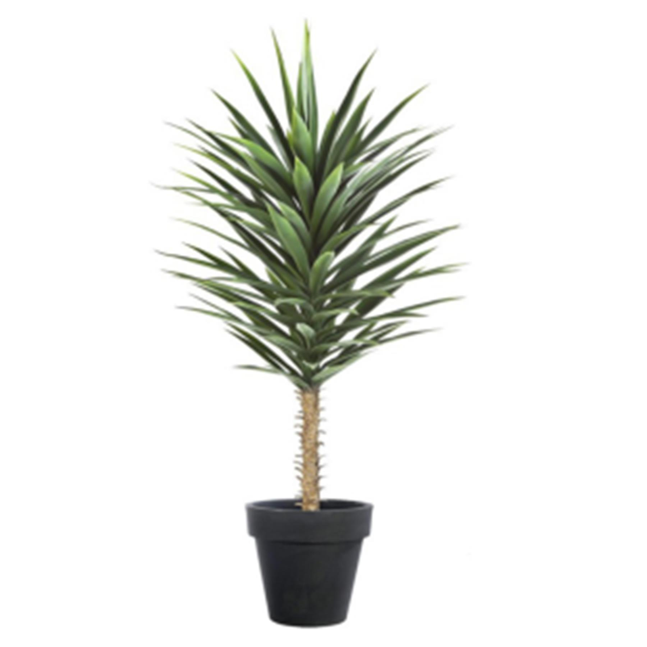 100cm Artificial Yucca Tree in Plastic Weighted Pot