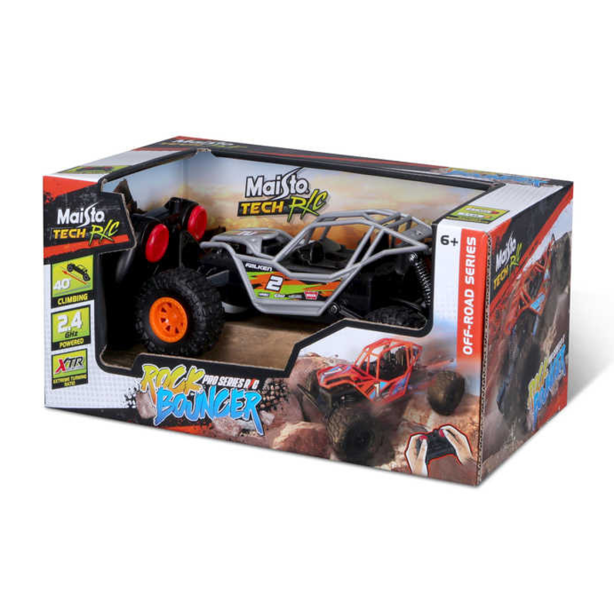 Maisto Tech Pro Series Rock Bouncer Off-Road Remote Control Car 2.4GHz