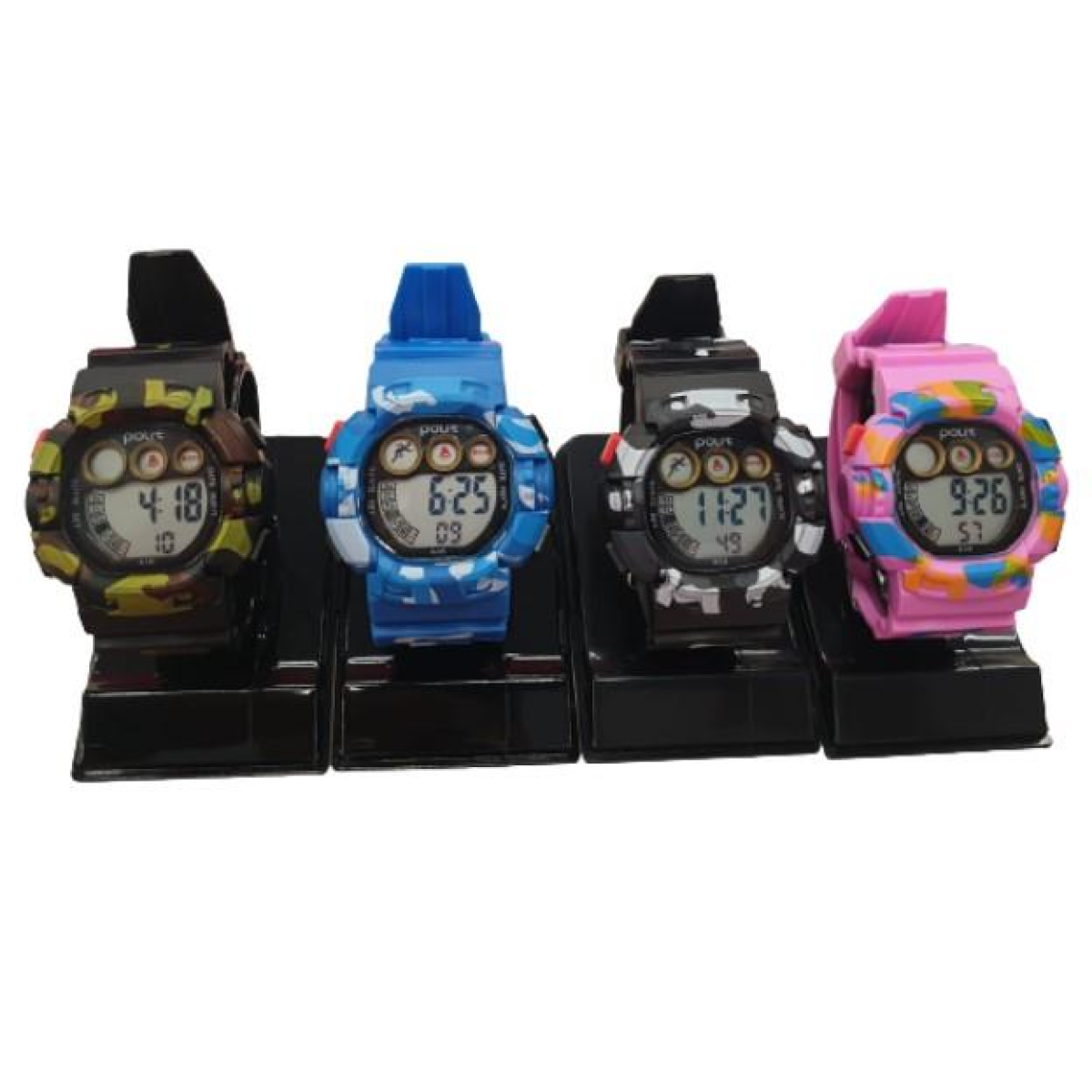 POLIT Army Kids Sports Digital Waterproof Small Face Watch