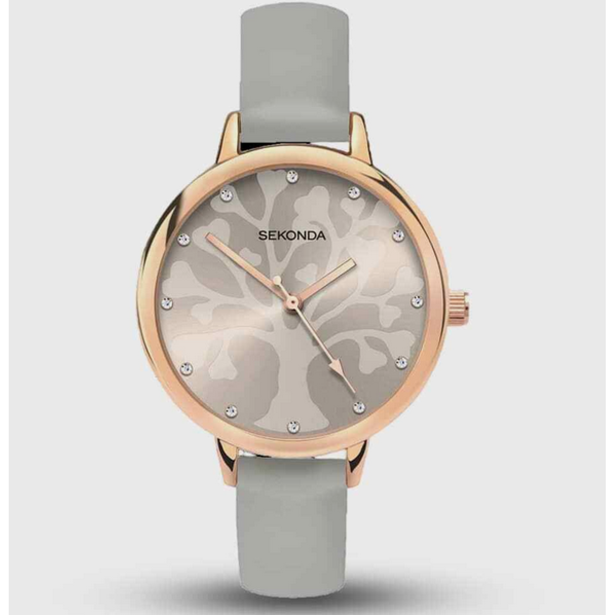 Sekonda Ladies Rose Gold Plated Tree of Life Watch