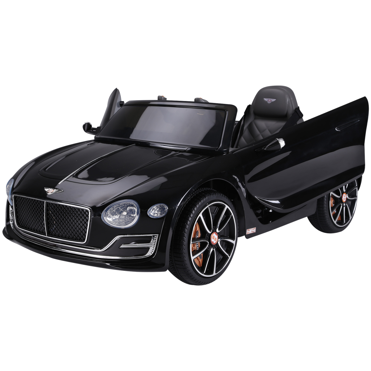 Bentley Style Electric Ride-On Car with LED Lights, MP3 Player, Horn and Parental Remote Control