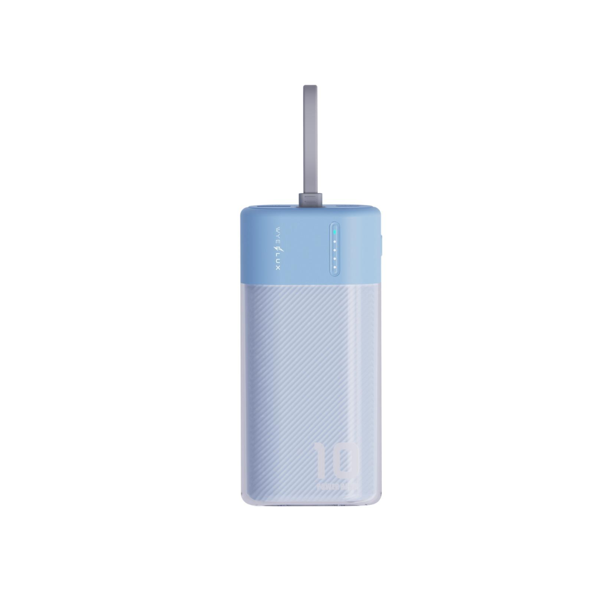 WYEFLUX 10000mAh Mini Portable Power Bank, Blue