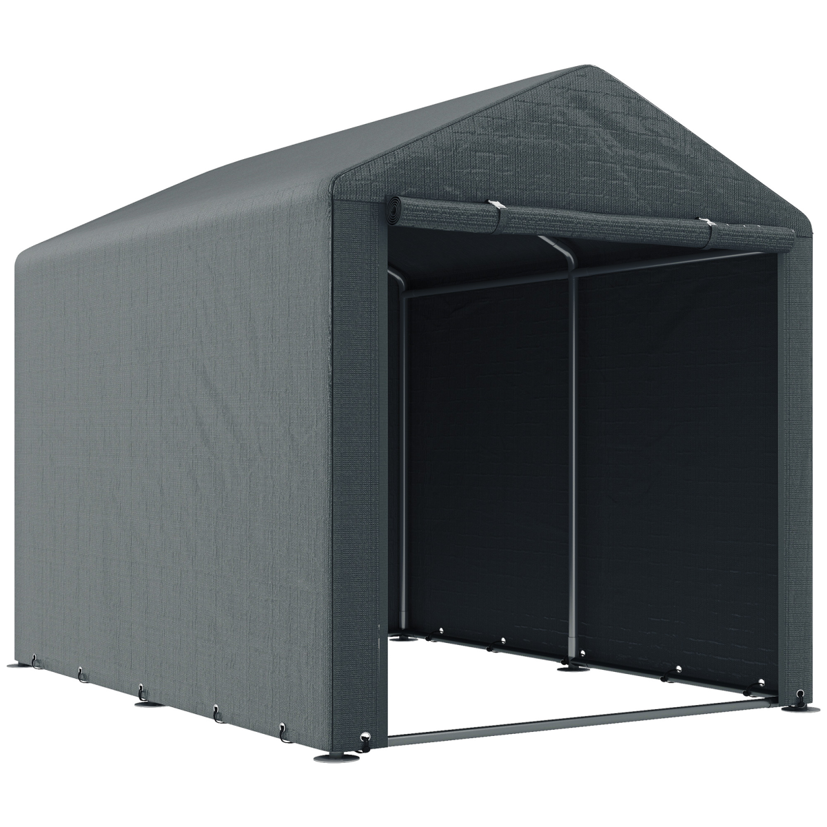 Outsunny Adjustable Foldable Kids Gymnastics Bar with Mats