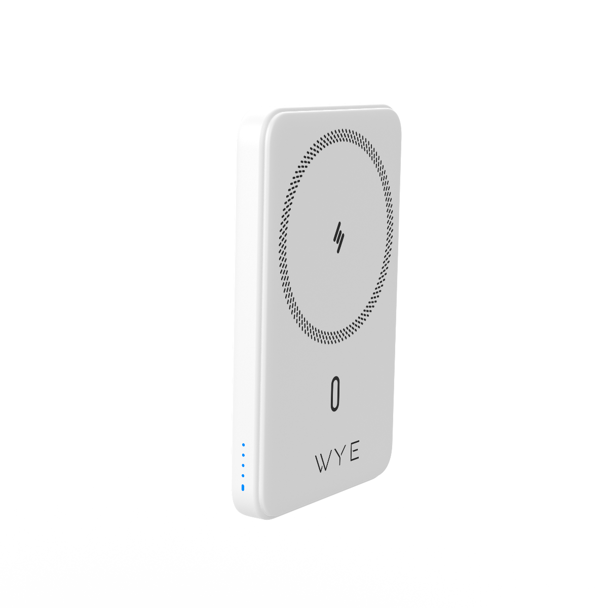 Wyeflux Slim Magnetic 5000mAh Portable Power Bank - White