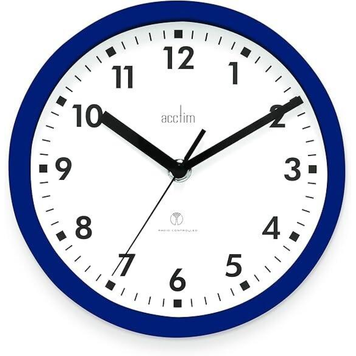 Acctim Nardo 20cm Radio Controlled Mist Blue Wall Clock