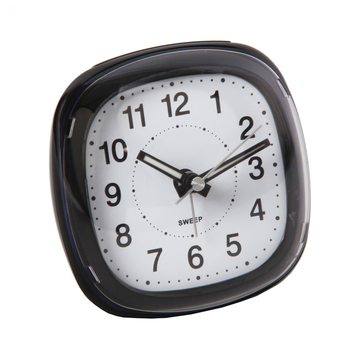 Widdop 200mm Quartz Wall Clock with Glass Lens - Grey/White