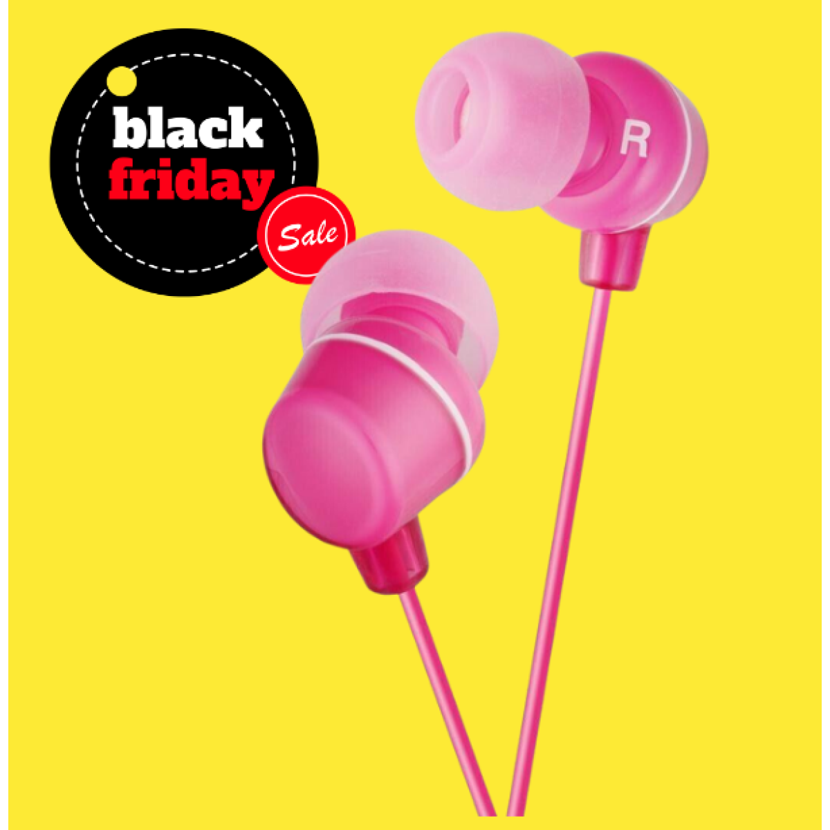 JVC HA-FX23 In-Ear Headphones with 8.8mm Neodymium Driver