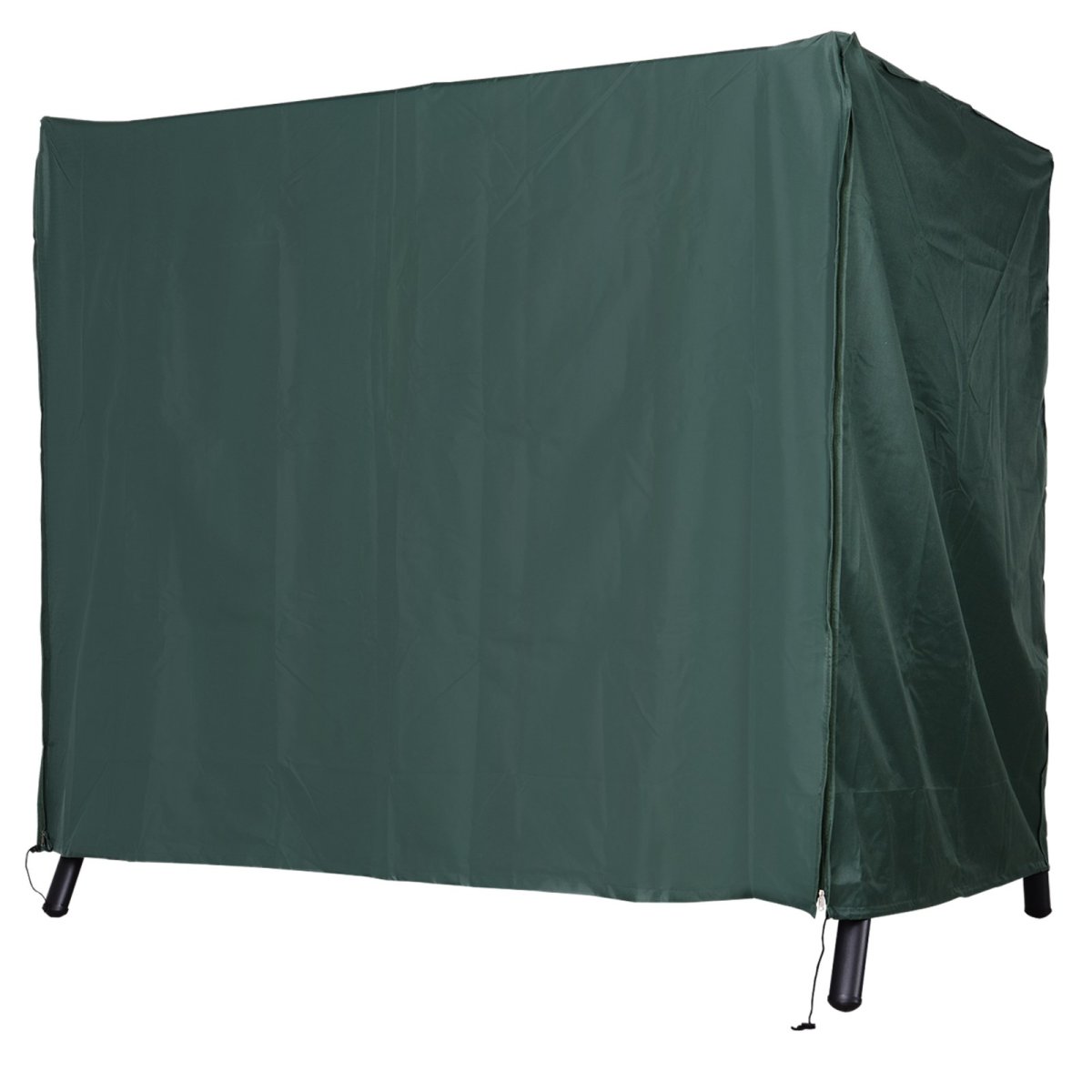 Outsunny 600D Oxford Polyester Waterproof Outdoor Swing Chair Cover with Zipper, Drawstring and Buckle