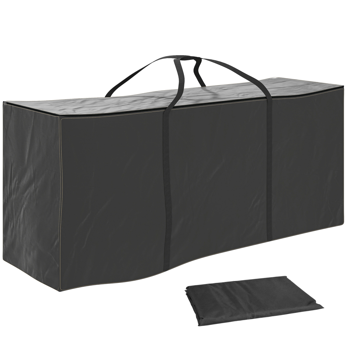 Outsunny 720L Waterproof Garden Cushion Storage Bag, 600D Oxford