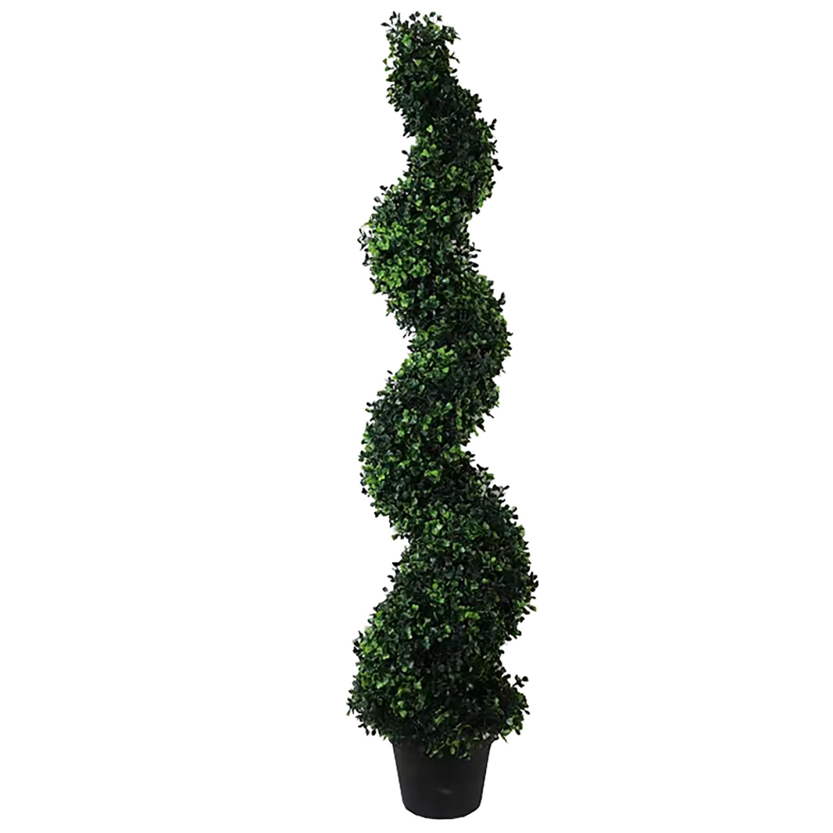120cm Artificial Boxwood Spiral Topiary in Pot