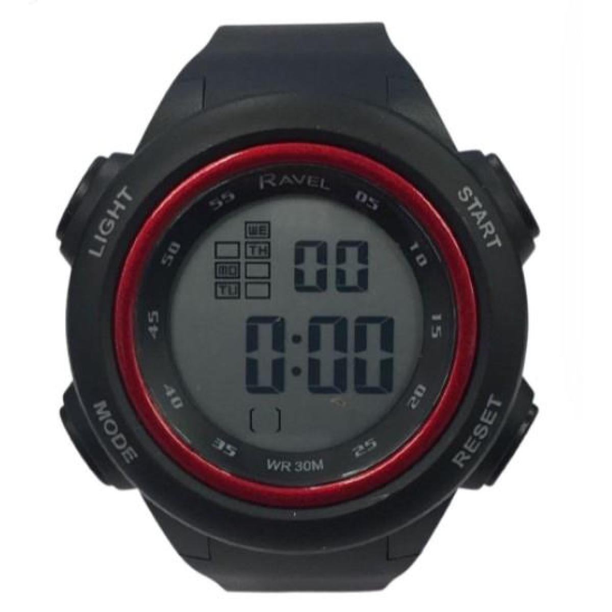 Ravel Men's 3ATM Digital Sports Watch