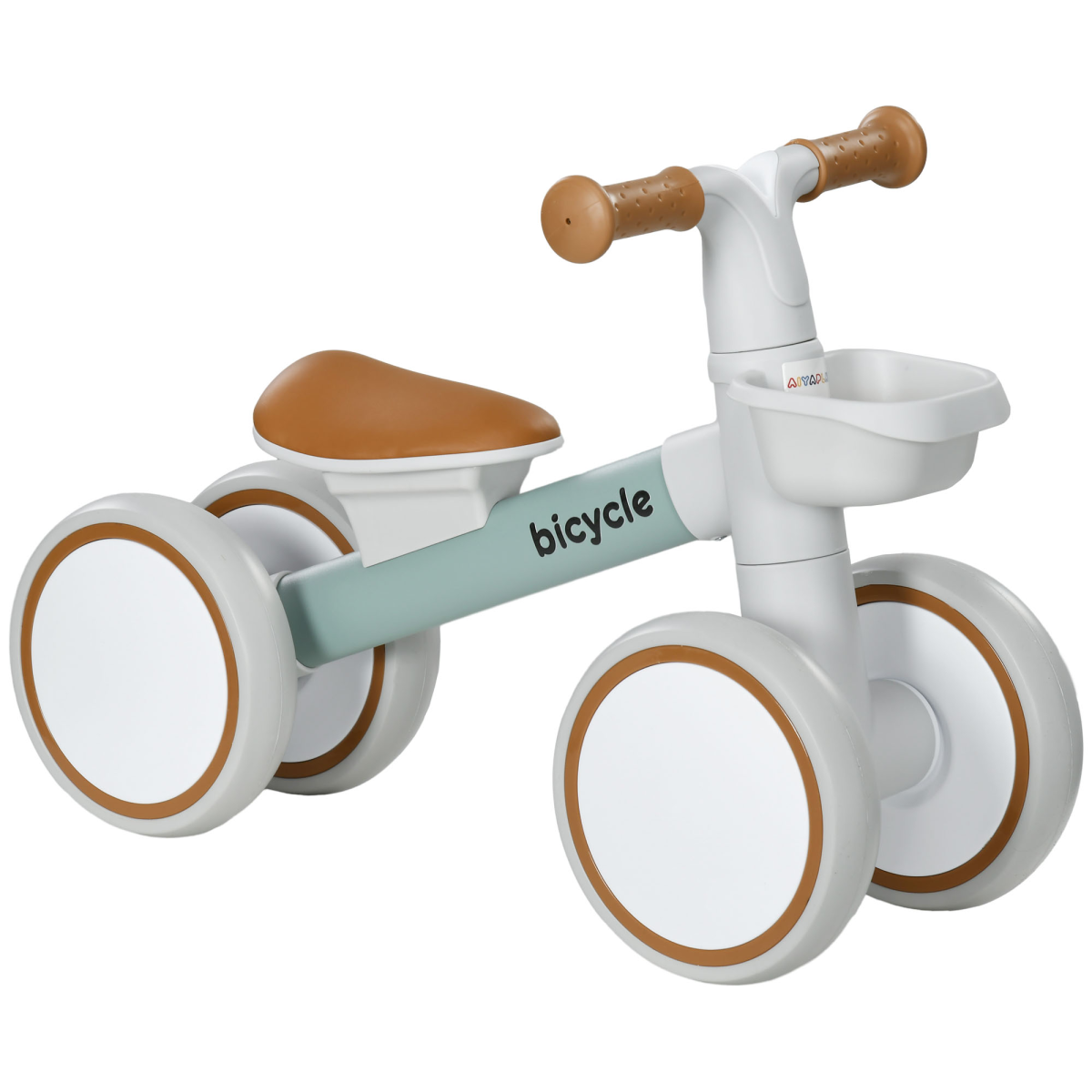 AIYAPLAY Adjustable Kids Balance Bike for Ages 1-3, Green