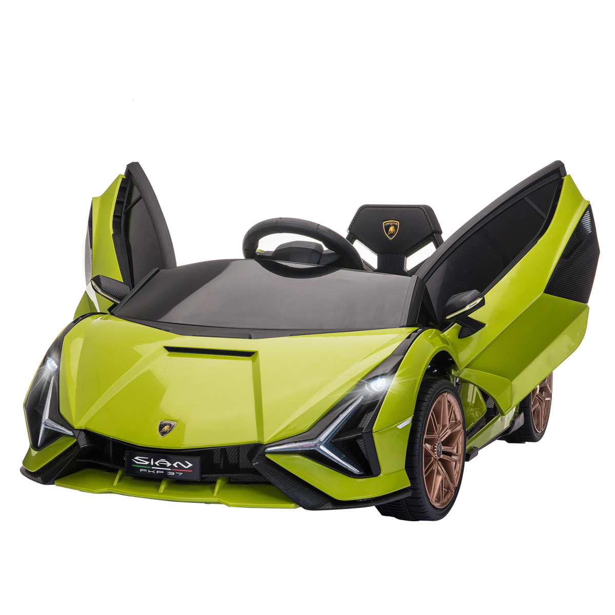 Officially Licensed Lamborghini SIAN 12V Kids Electric Ride On Car with Remote Control