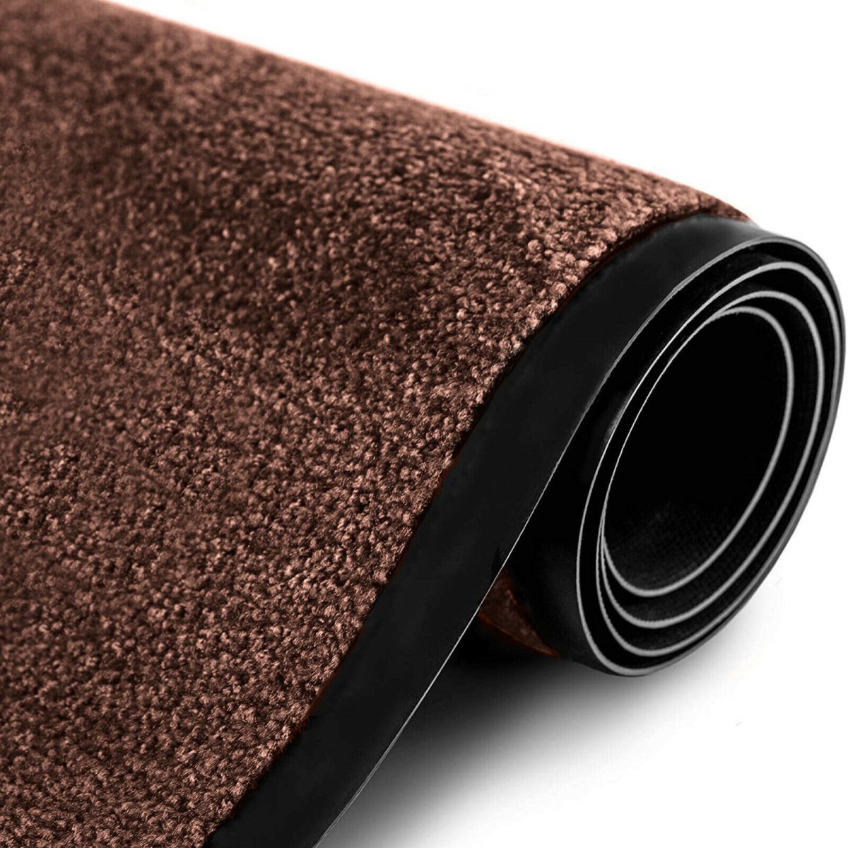 Un-Branded Heavy-Duty Rubber Barrier Mat 60 x 90 Brown