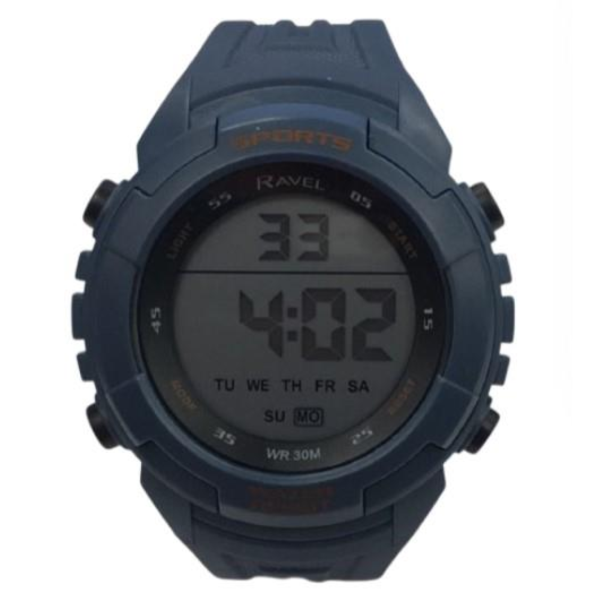 Ravel Men's Blue 3ATM Digital Sports Watch