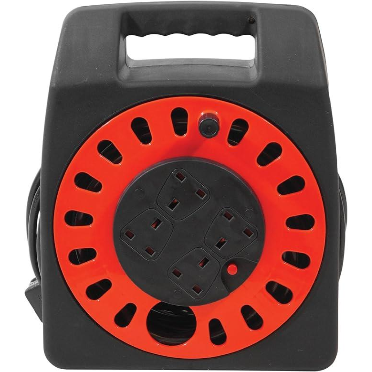 Eagle 4 Socket 25m Extension Cable Reel with Carry Handle