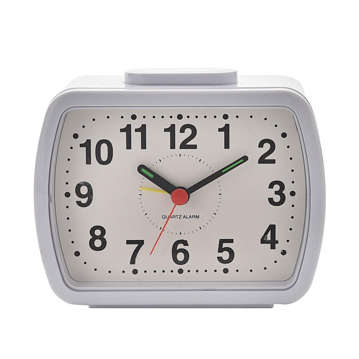 Widdop Quartz Bell Alarm Clock, Oblong, Small