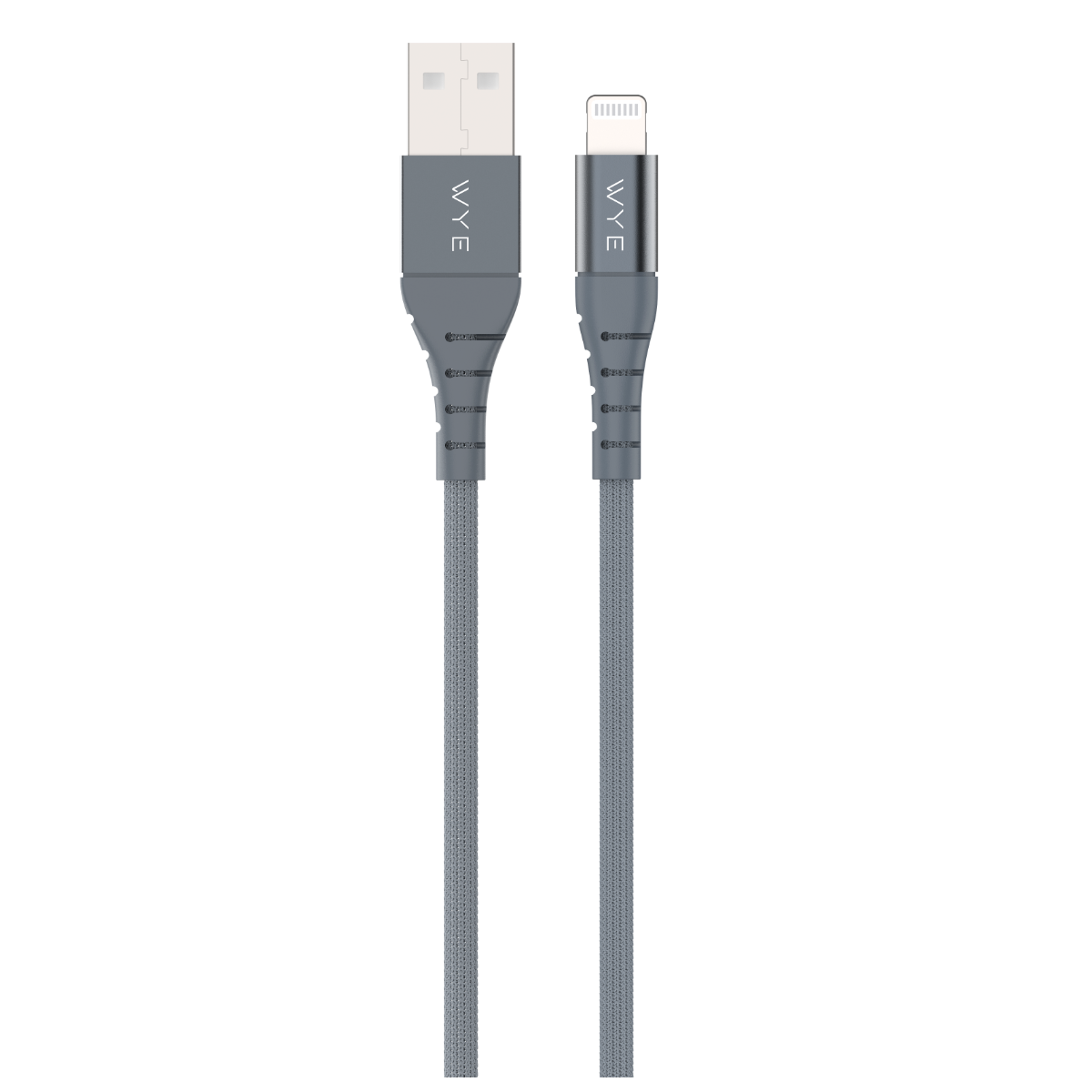 WYE USB-A to 8-Pin Fast Charging & Data Cable, 1m