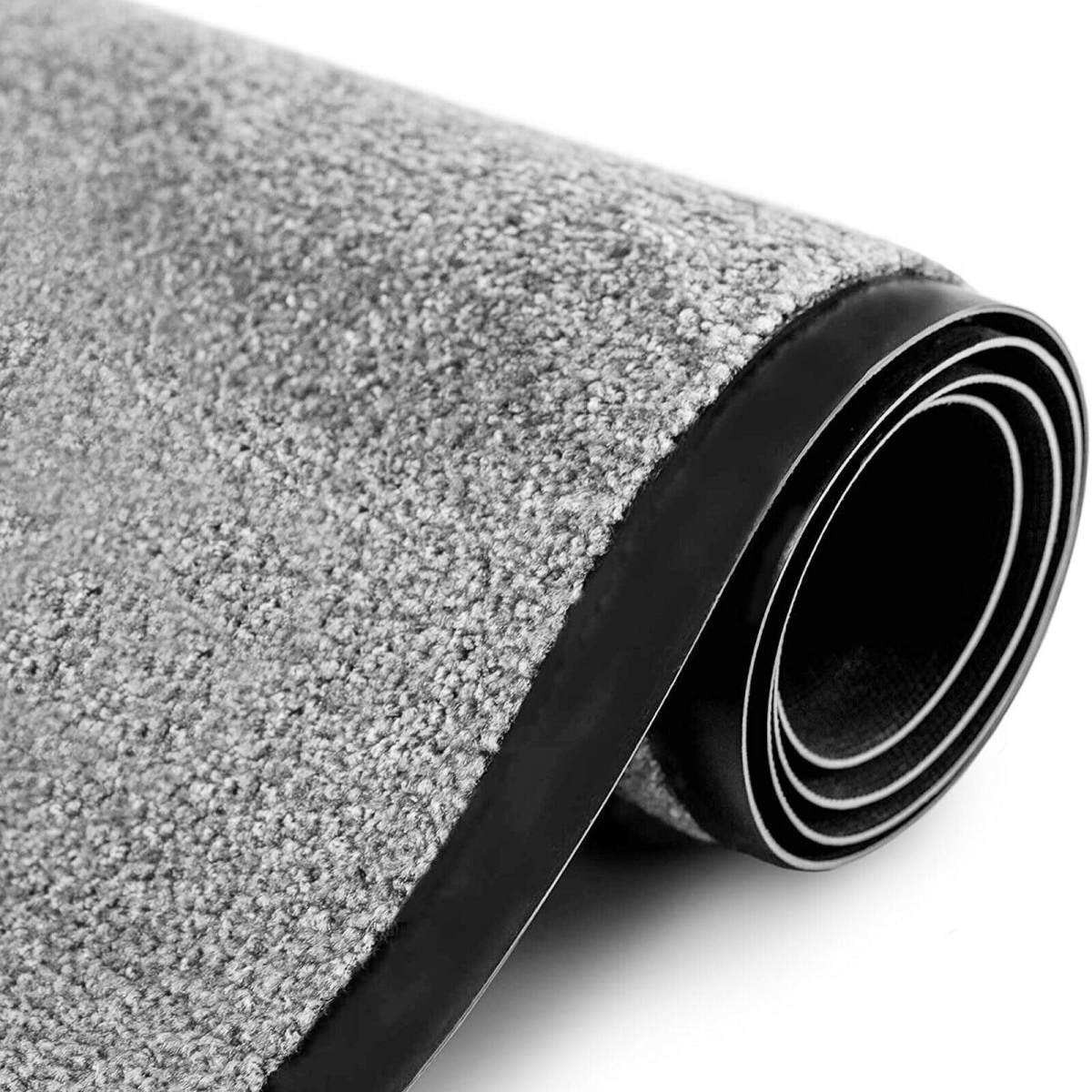 Heavy Duty Grey Rubber Barrier Mat 50 x 80 cm