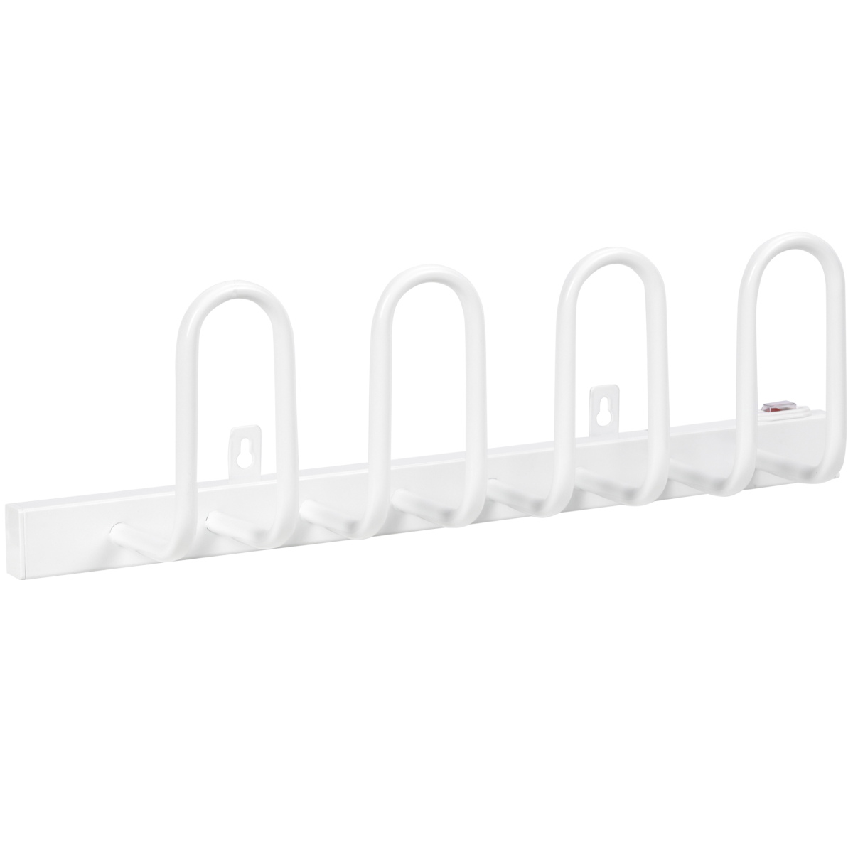 HOMCOM Electric Shoe Dryer, Wall-Mount for 2 Pairs of Shoes, Boots, Leather Shoes, Socks, White