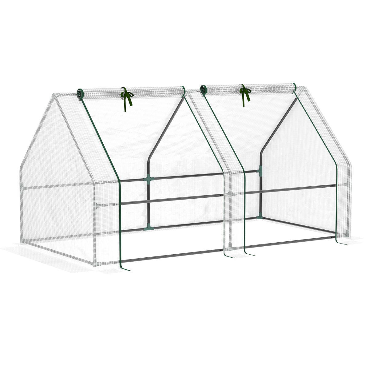 Outsunny Mini Portable Greenhouse Tunnel for Plants & Vegetables