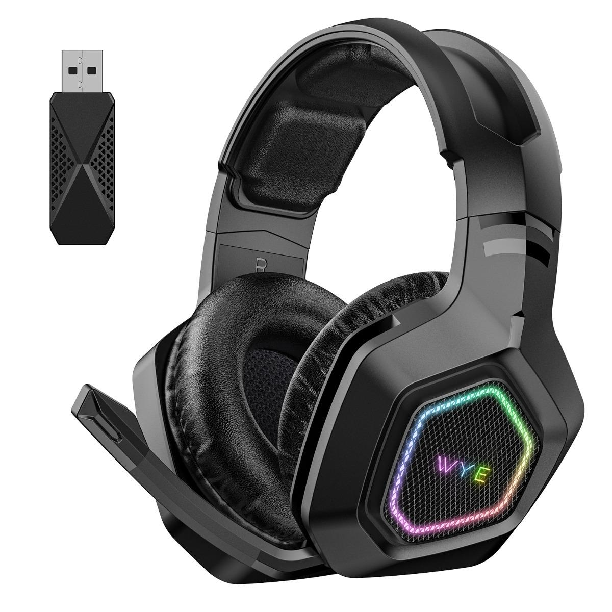 WYE Wireless Gaming Headset for PC, PS4/PS5, Nintendo Switch, Steam Deck, Android and iOS