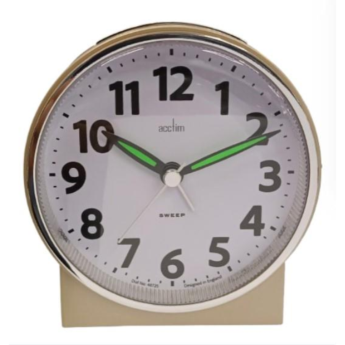 Acctim Micah Midi Round Bedside Quartz Alarm Clock