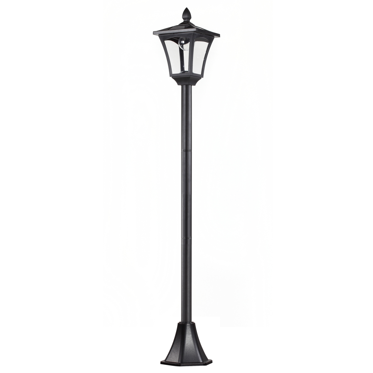 Outsunny Solar Powered Lamp Post, IP44, Black, 160 cm Tall