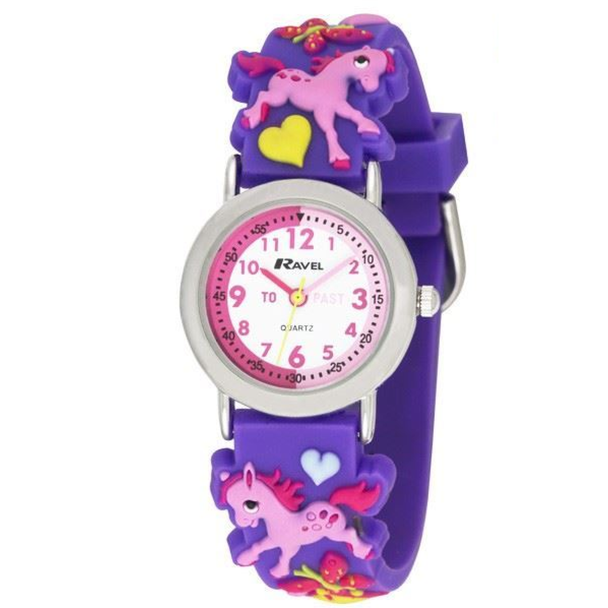 Ravel Girls 3D Pony Time Teacher Quartz Watch