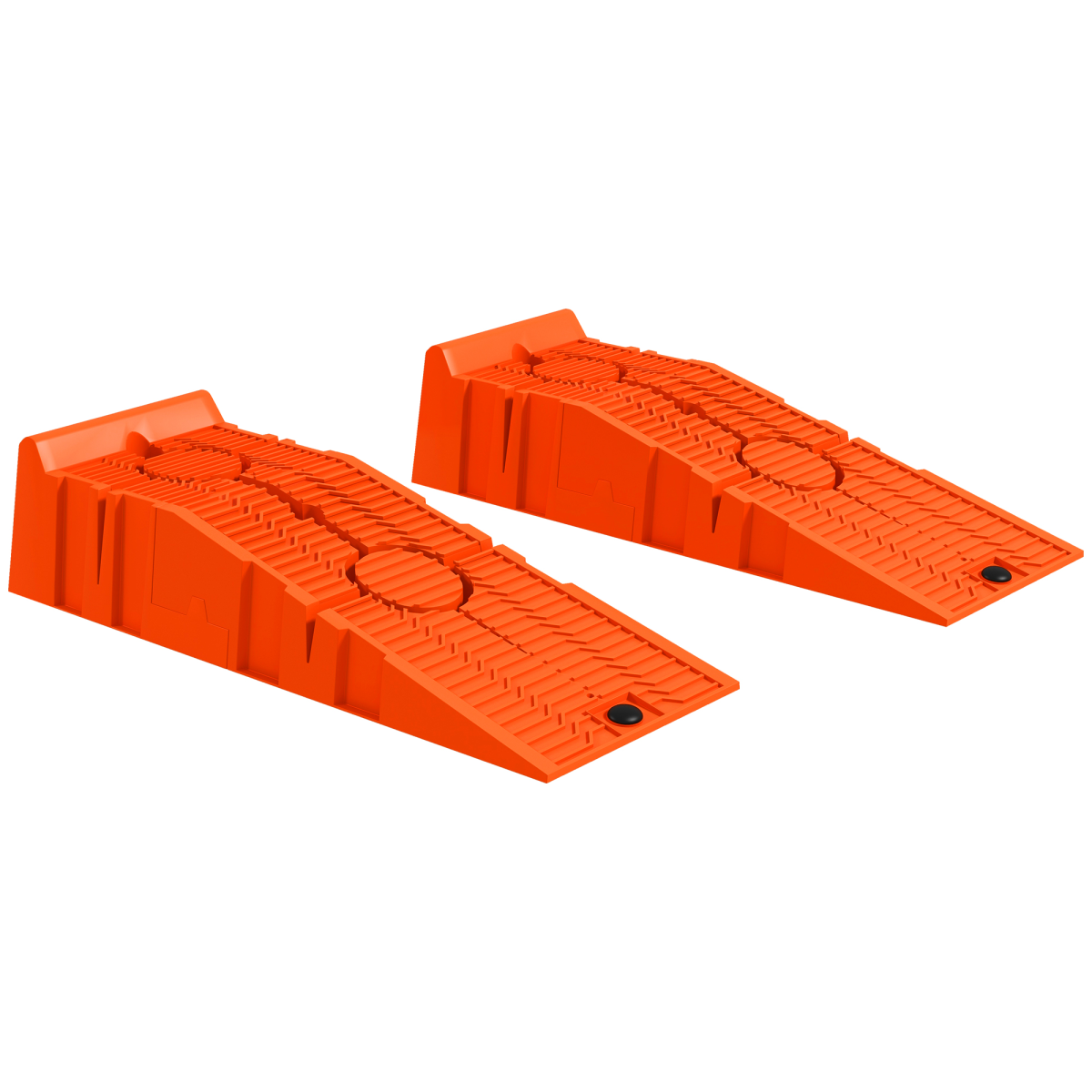 DURHAND Set of 2 Plastic Vehicle Ramps, Extra Wide, Lightweight