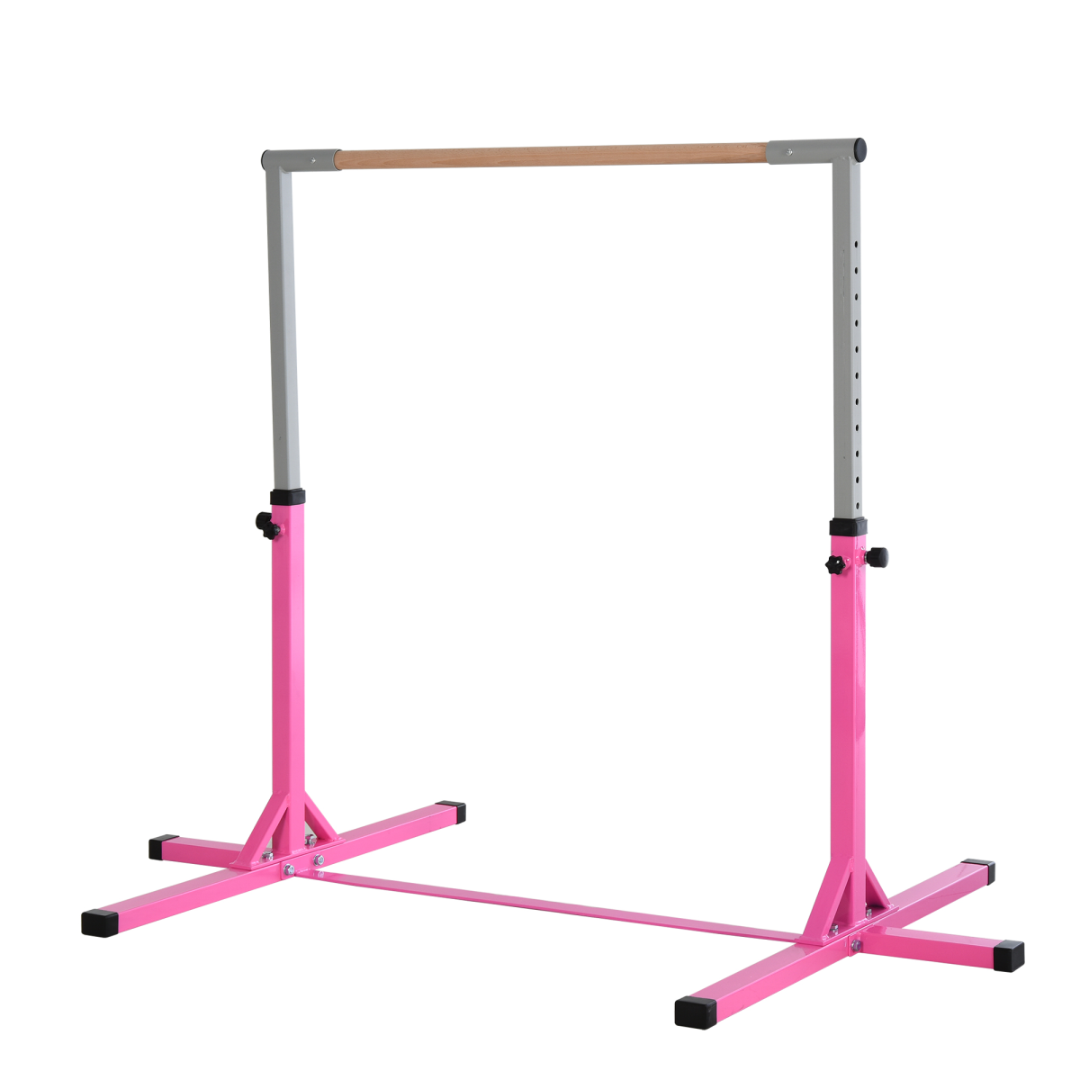 HOMCOM Adjustable Kids Gymnastics Horizontal Bar, 92-150cm Home Gym