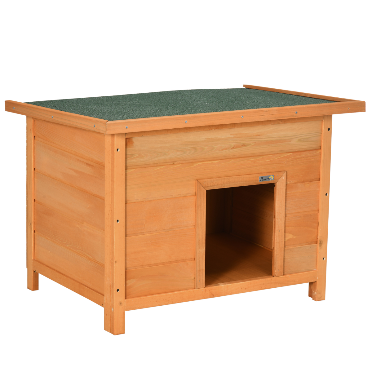 Pawhut 82cm Wooden Waterproof Dog Kennel House for X-Small Dogs