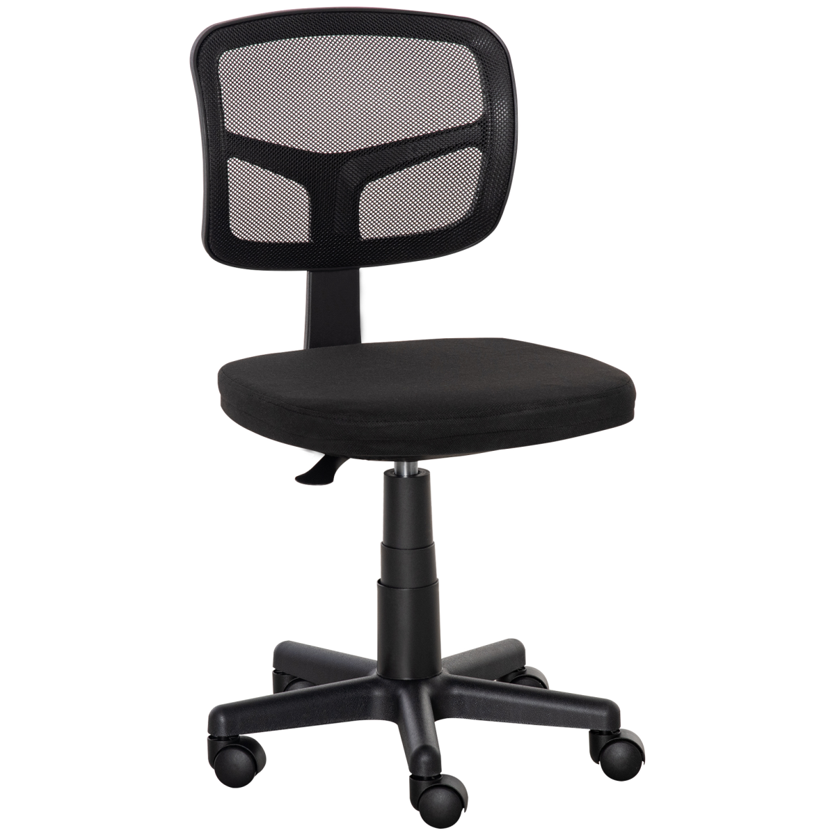 Vinsetto Ergonomic Armless Mesh Office Chair, Swivel Desk Chair
