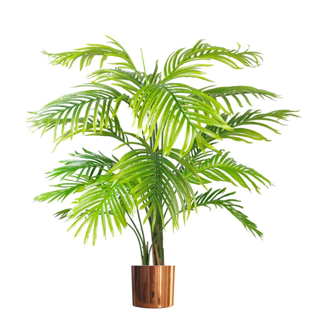 130cm Artificial Areca Palm Tree with Metal Planter