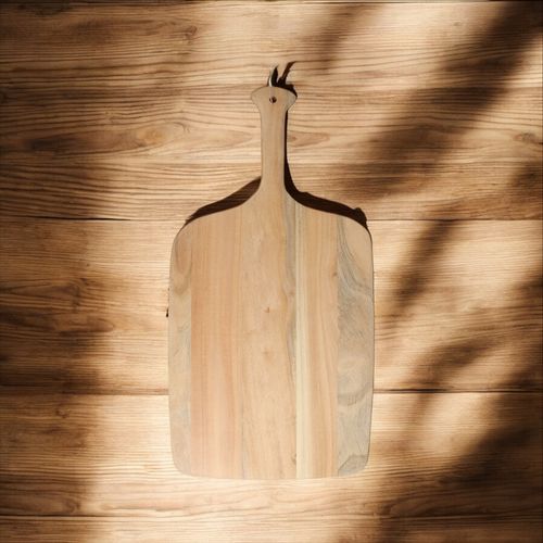 55cm Wooden Chopping Board, Large 100% Wood Worktop Protector, Hand Finished, Wipe Clean by MSL
