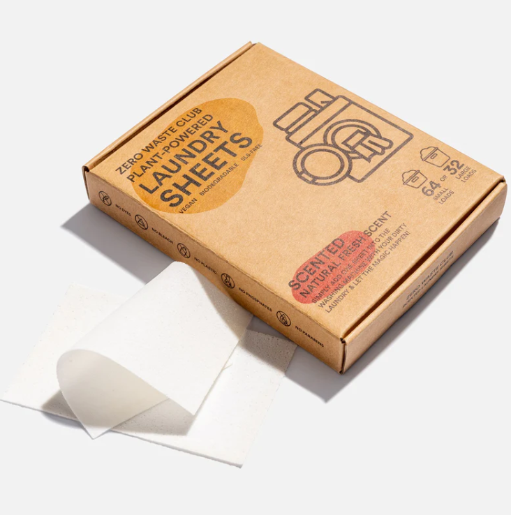 Laundry Detergent Sheets - Plastic Free - Pack of 64