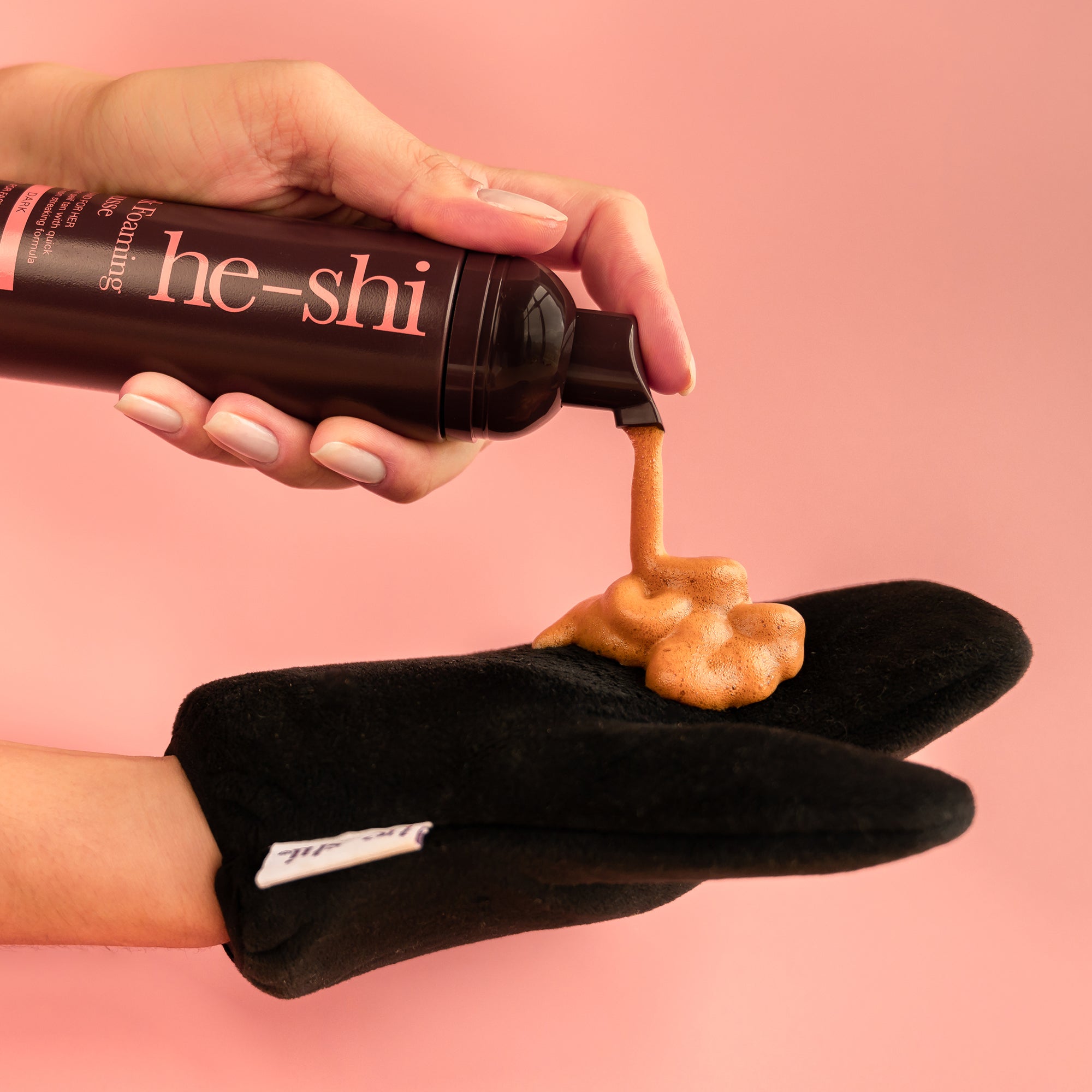 He-Shi Dark Foaming Self Tan Mousse